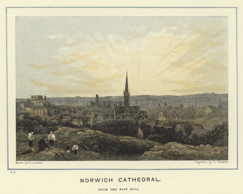 Catedral de Norwich, do East Hill de English School