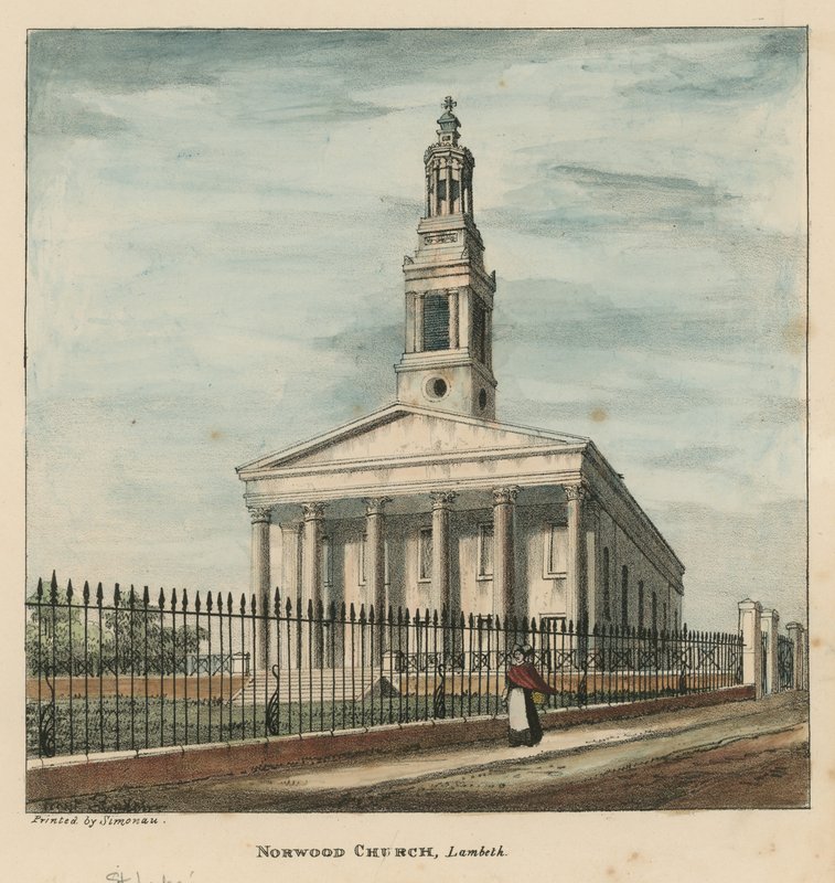 Norwood, igreja, lambeth, londres de English School