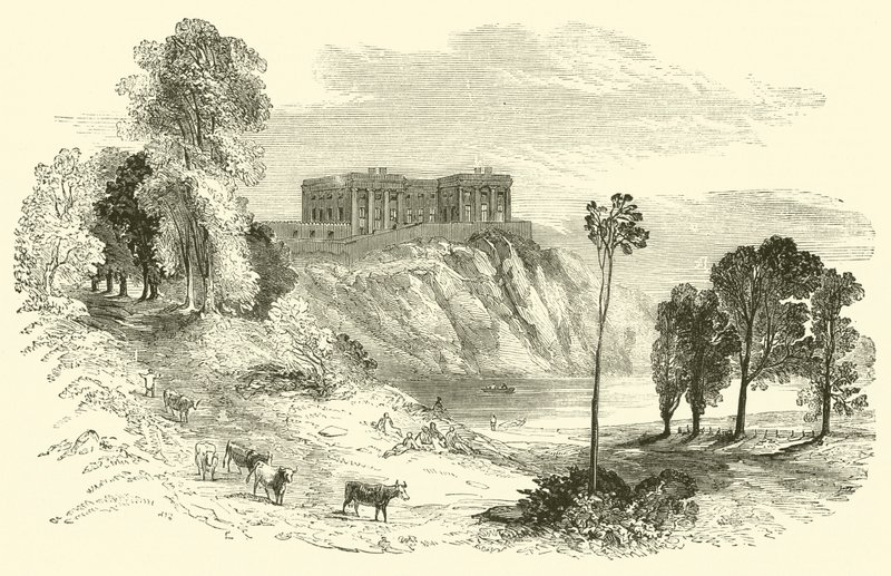 Castelo de Nottingham (gravura) de English School