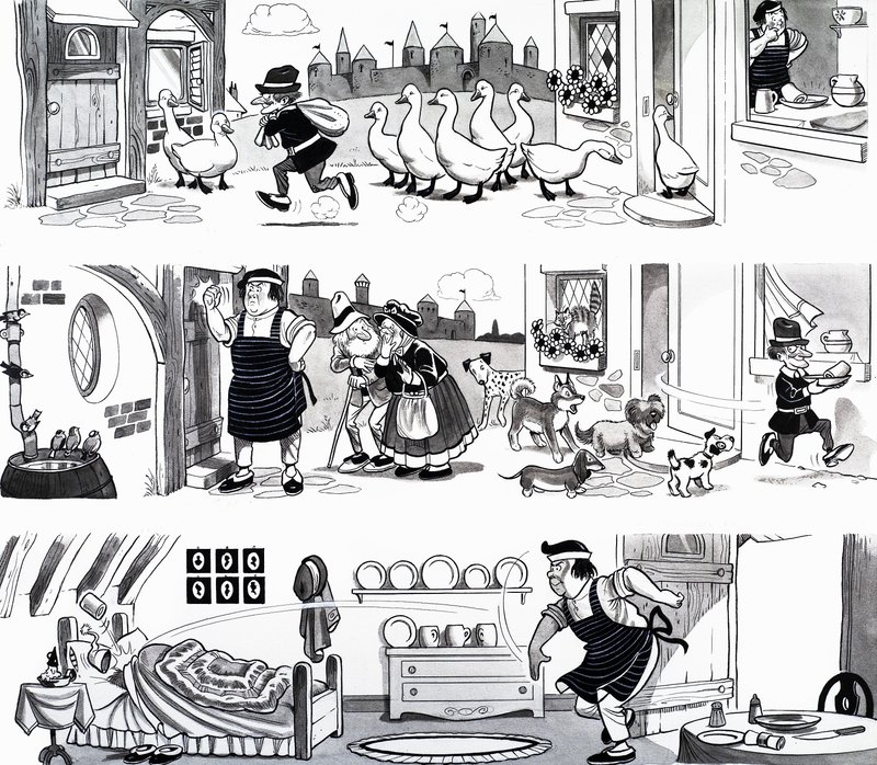 Ilustração de rima de berçário de English School