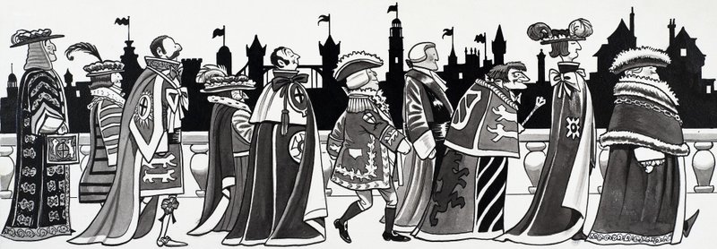 Ilustração de rima de berçário de English School