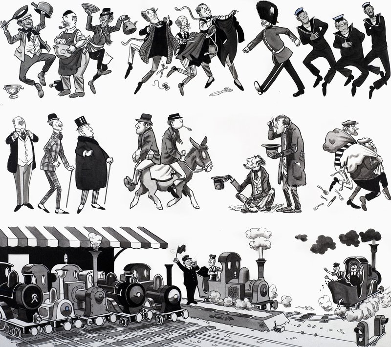 Ilustração de rima de berçário de English School