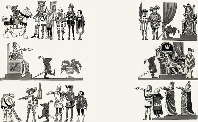 Ilustração de rima de berçário de English School
