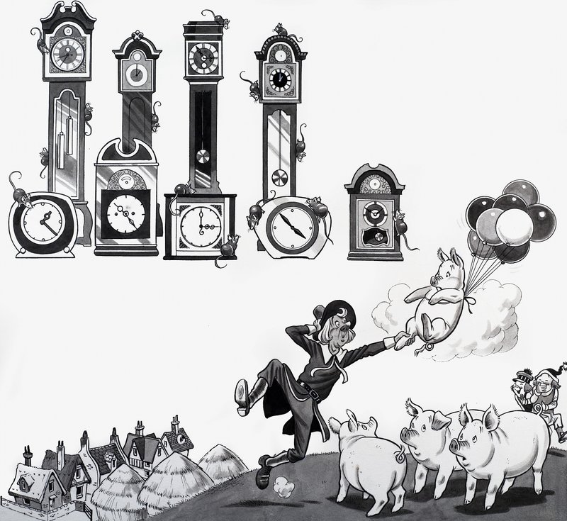 Ilustração de rima de berçário de English School