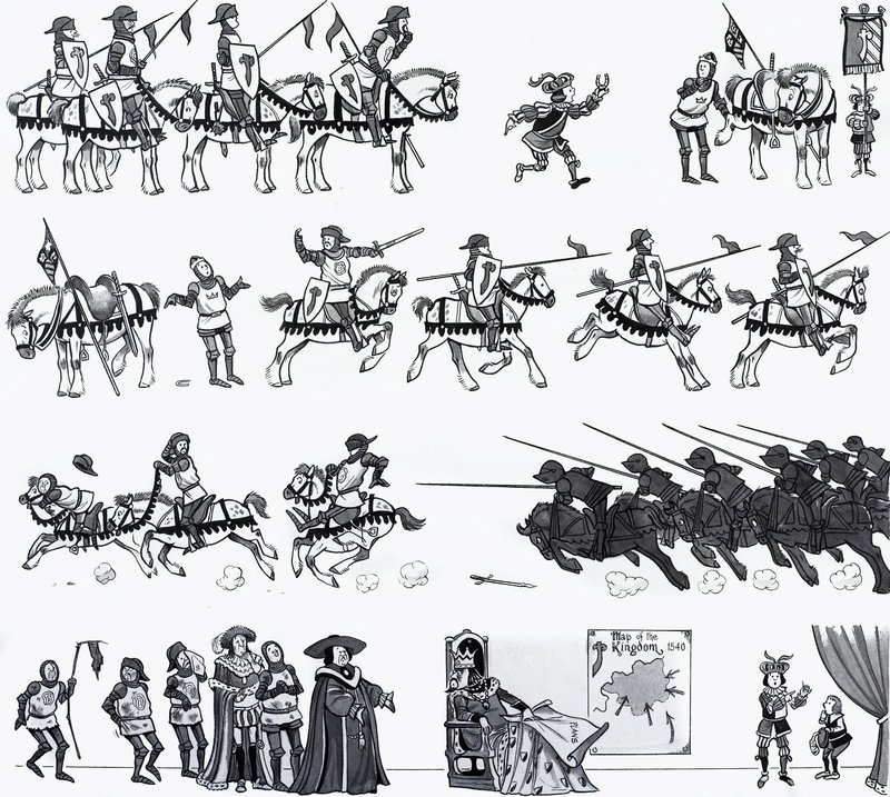 Ilustração de rima de berçário de English School