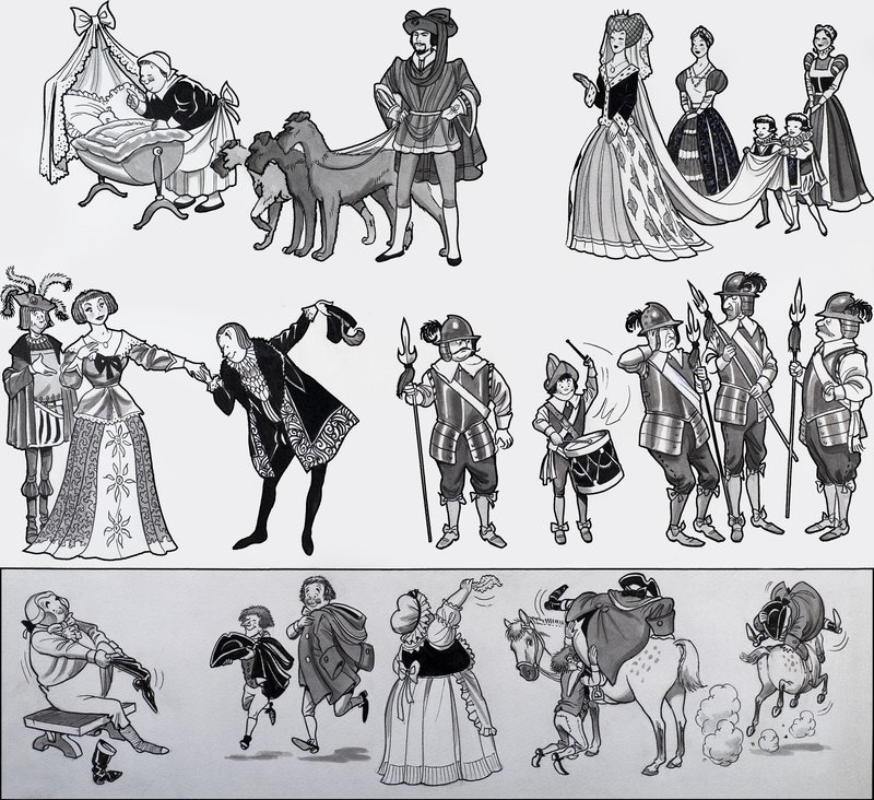 Ilustração de rima de berçário de English School