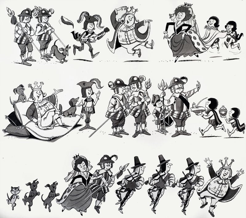 Ilustrações de rima de berçário de English School