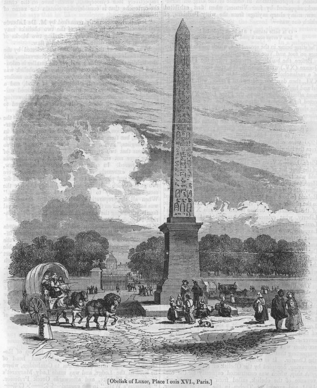 Obelisco de Luxor, Praça Luís XVI, Paris de English School