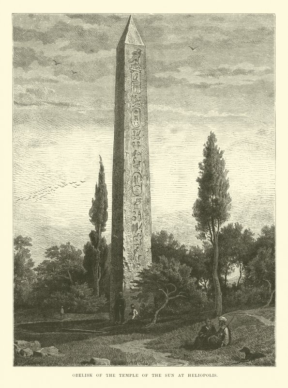 Obelisco do Templo do Sol em Heliópolis de English School