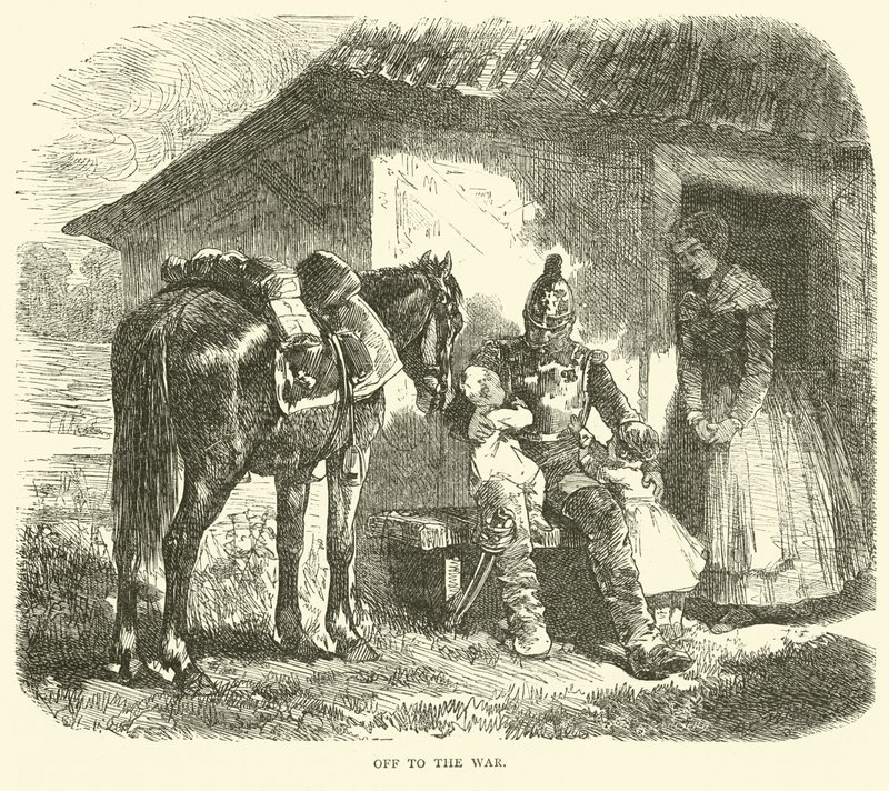 Para a guerra, outubro de 1870 de English School