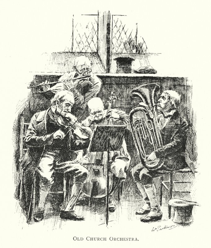 Orquestra da Igreja Antiga (litho) de English School