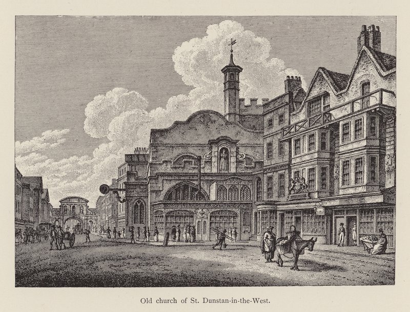 Antiga igreja de St Dunstan-in-the-West de English School