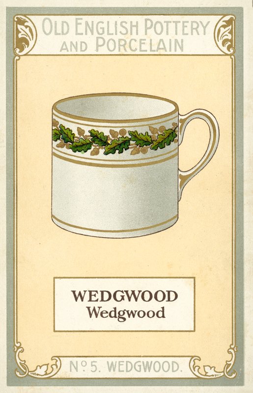 Cerâmica e porcelana inglesas antigas: Wedgwood (litografia a cores) de English School