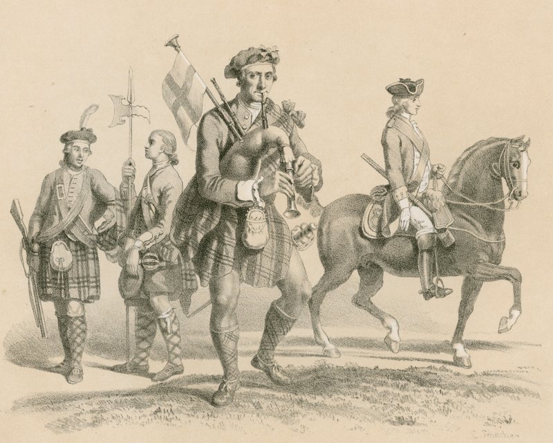 Antiga Brigada das Terras Altas e Guarda de Vida de English School