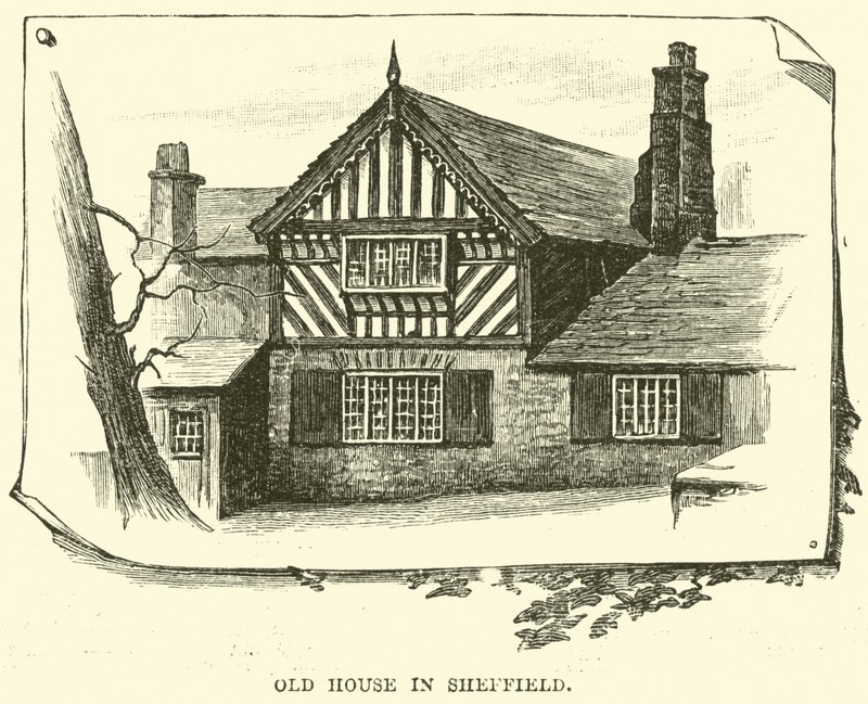 Casa velha, em, sheffield de English School
