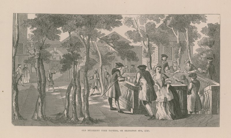 Taverna velha da árvore de amoreira em Islington de English School