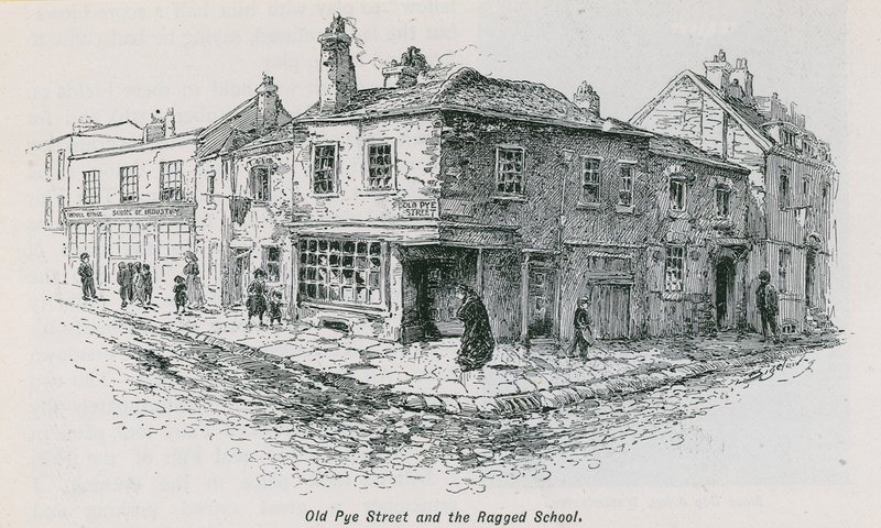 Old Pye Street e a Escola Ragged de English School