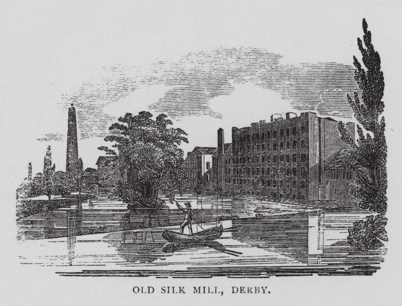 Old Silk Mill, Derby (gravura) de English School