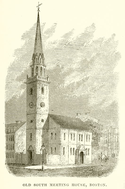 Casa de reunião sul velha, Boston de English School