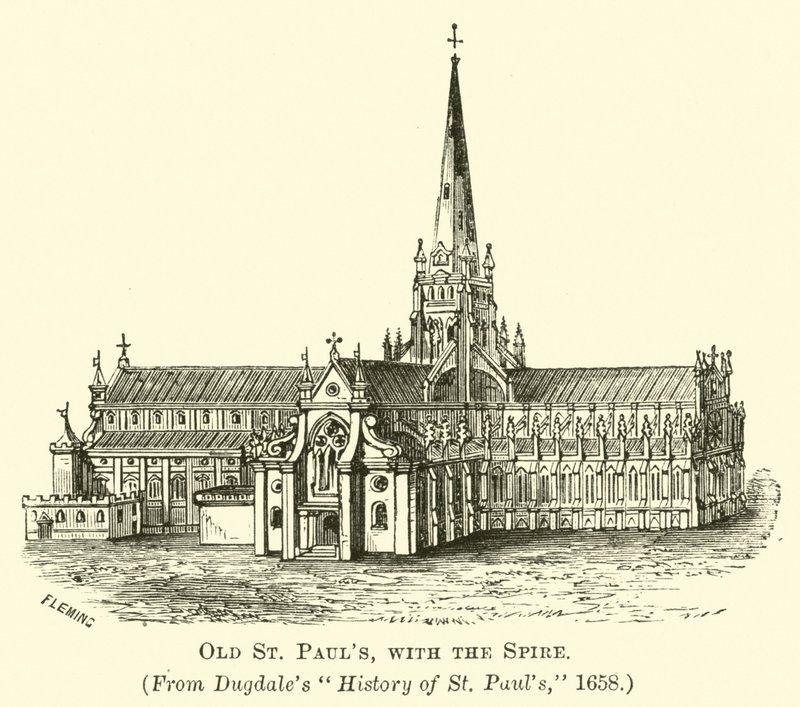 Old St Pauls com o pináculo de English School