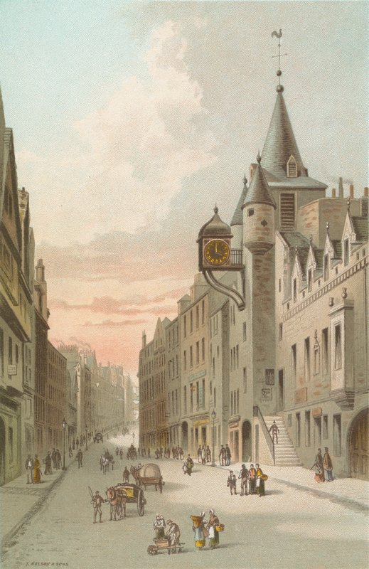 Velho Tolbooth e Canongate - Edimburgo de English School