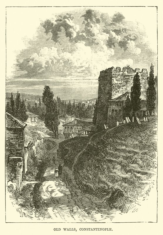 Muralhas Antigas, Constantinopla de English School