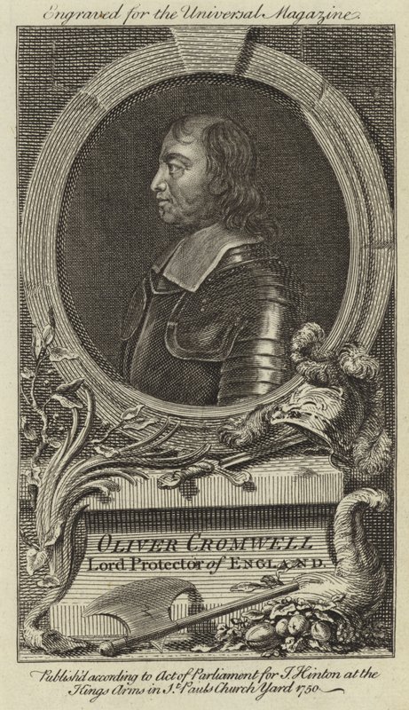Oliver Cromwell, Lorde Protetor da Inglaterra de English School