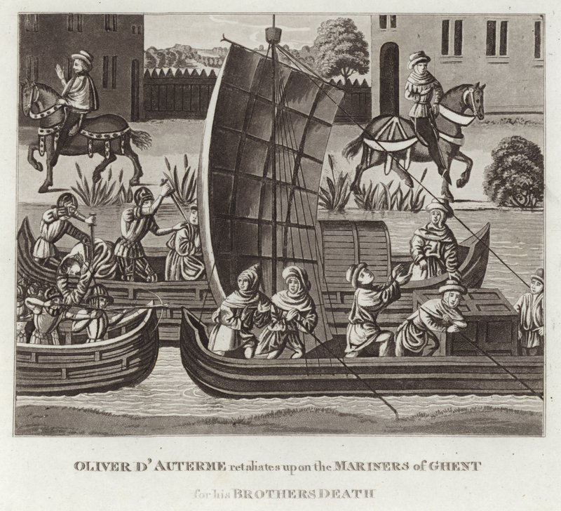 Oliver DAuterme retalia os Marinheiros de Ghent por seus Irmãos Morte de English School
