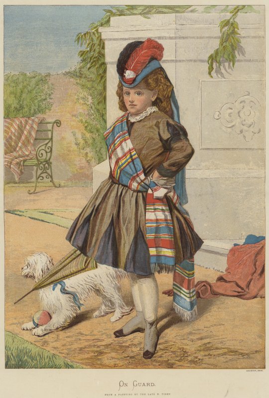Em guarda (cromolitho) de English School