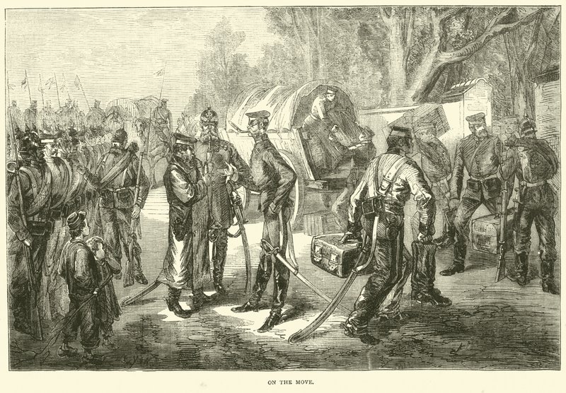 Em movimento, janeiro de 1871 de English School