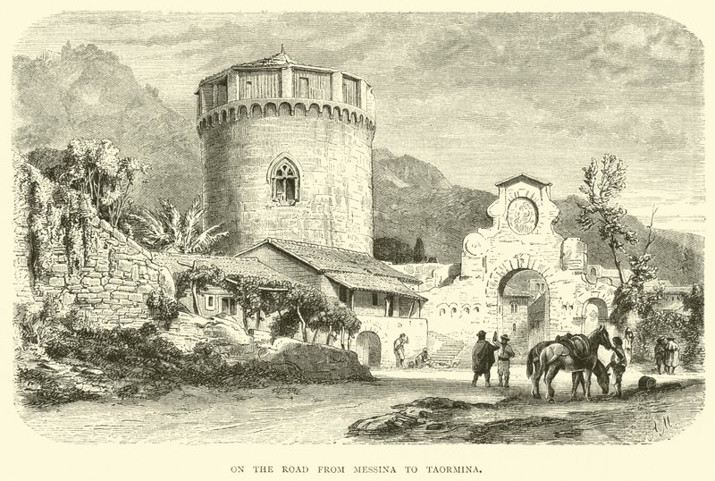 Na estrada de Messina para Taormina de English School