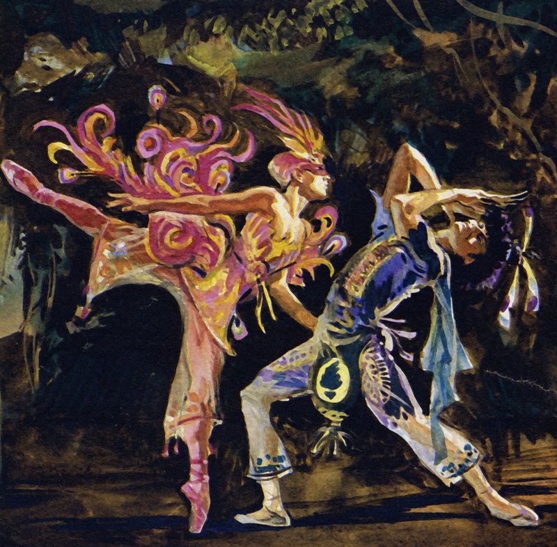 Uma das obras-primas de Stravinskys é The Firebird de English School