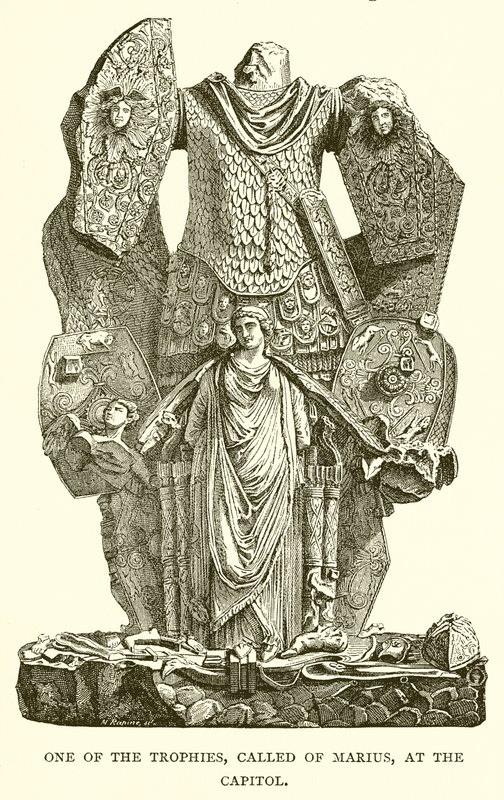Um dos Troféus, Chamado de Marius, no Capitólio de English School