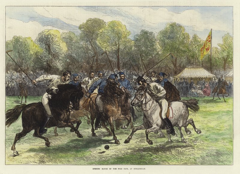 Jogo de abertura do Polo Club em Hurlingham de English School