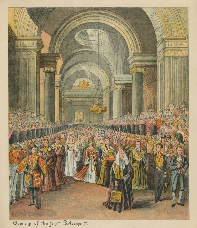 Abertura do Primeiro Parlamento de English School