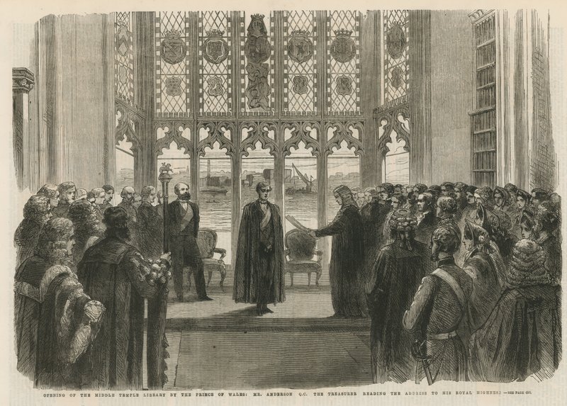 Abertura da Biblioteca Middle Temple de English School