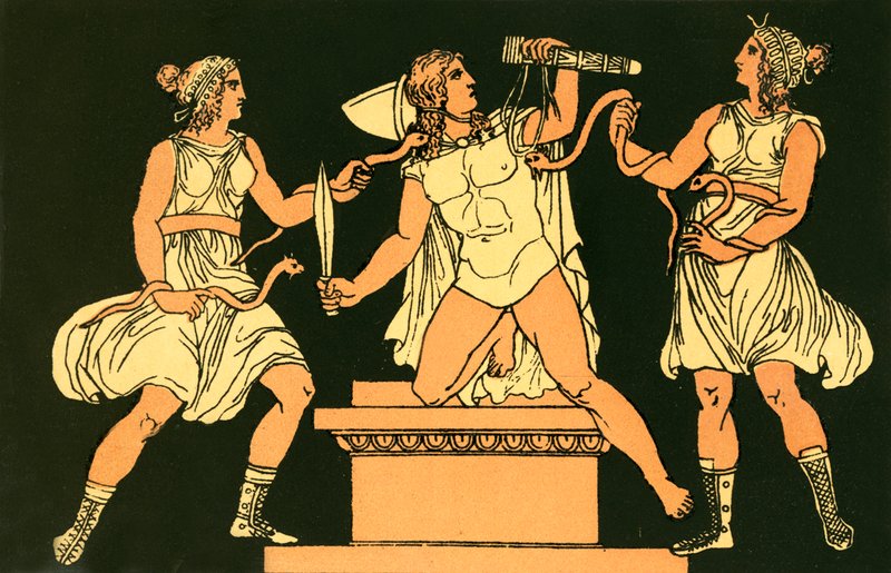 Orestes e as fúrias de English School