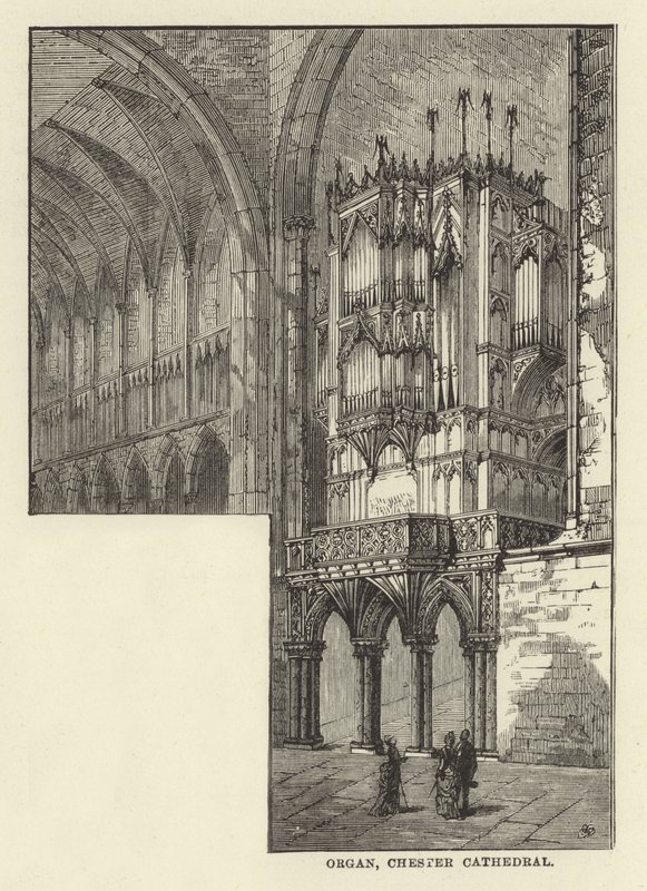 Órgão, Chester Cathedral de English School