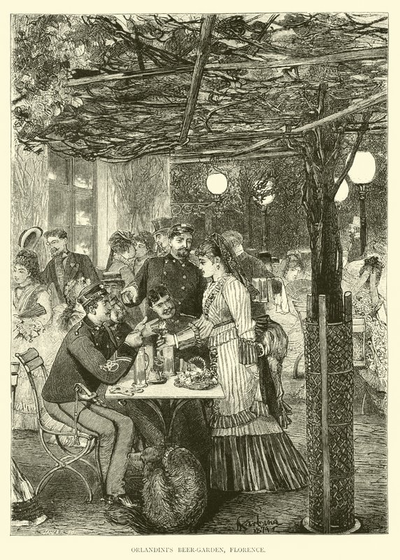 Orlandints Beer-Garden, Florença de English School