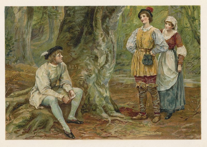 Orlando e Rosalind em como você gosta d de English School