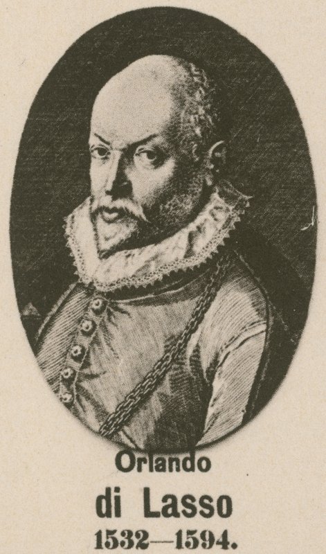Orlando di Lasso (gravura) de English School