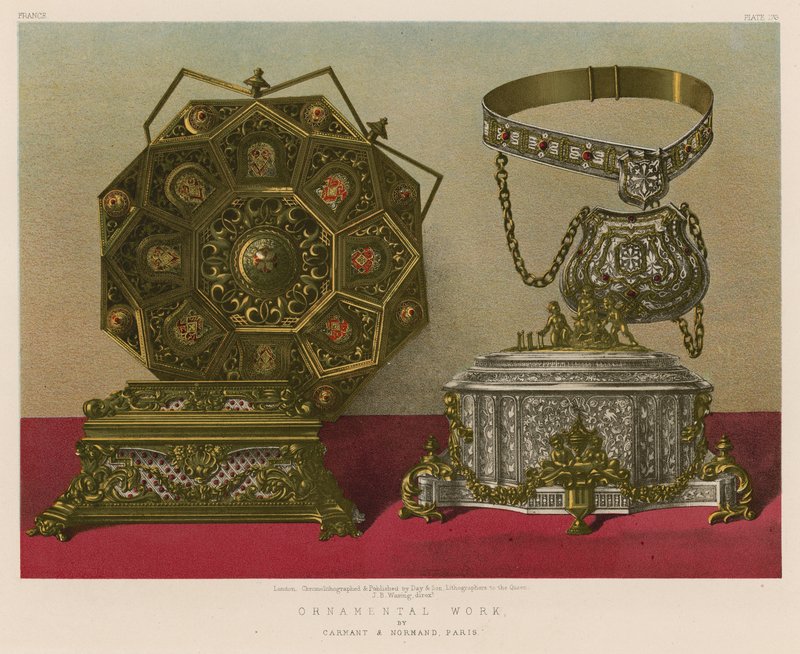 Obras ornamentais de Carmant e Normand, Paris de English School