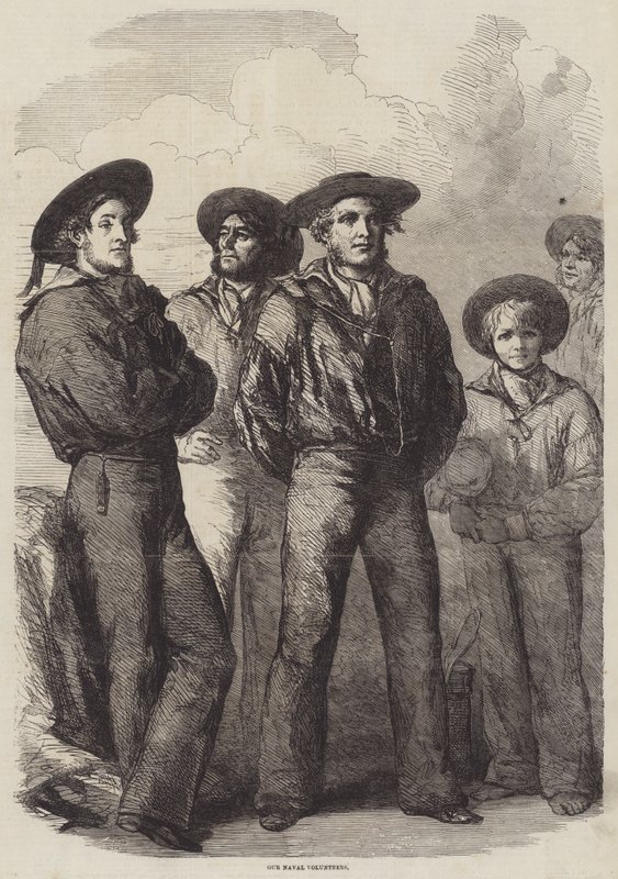 Os nossos voluntários navais (gravura) de English School