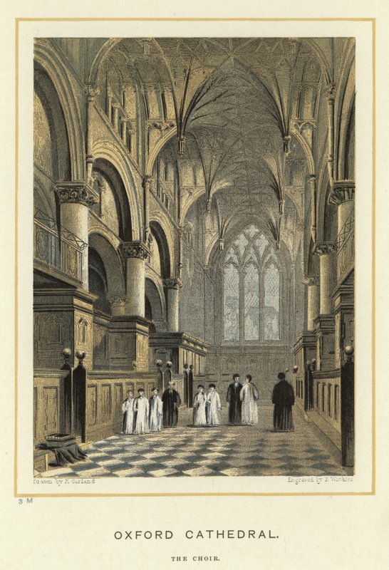 Catedral de Oxford, o coro de English School