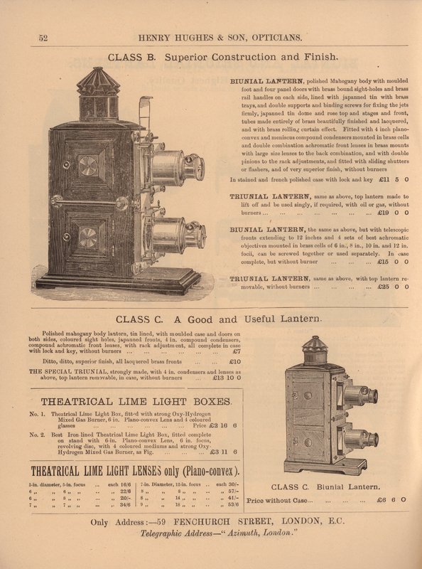Página de Henry Hughes & Sons Novo Catálogo de English School