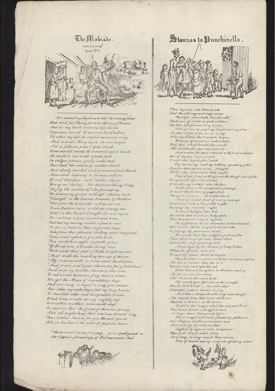Página do Folheto sobre a Feira de Glasgow, publicado em 23 de Julho de 1835 (gravura) de English School
