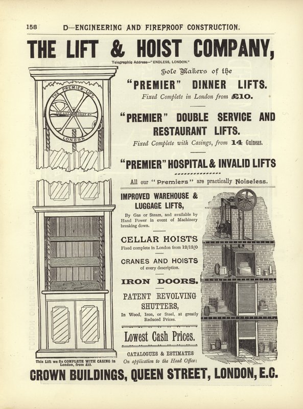 Página de The Architects, Surveyors and Engineers Compendium 1892 de English School