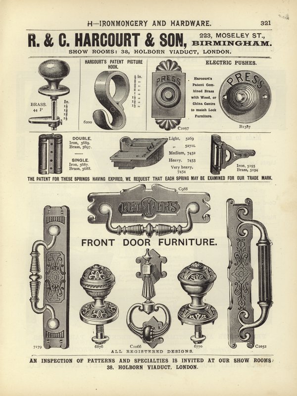 Página de The Architects, Surveyors and Engineers Compendium 1892 de English School