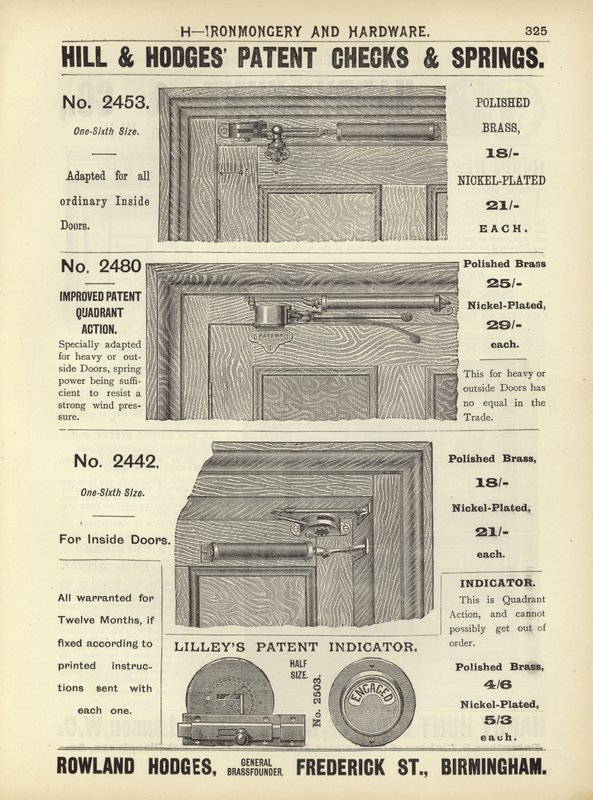 Página de The Architects, Surveyors and Engineers Compendium 1892 de English School