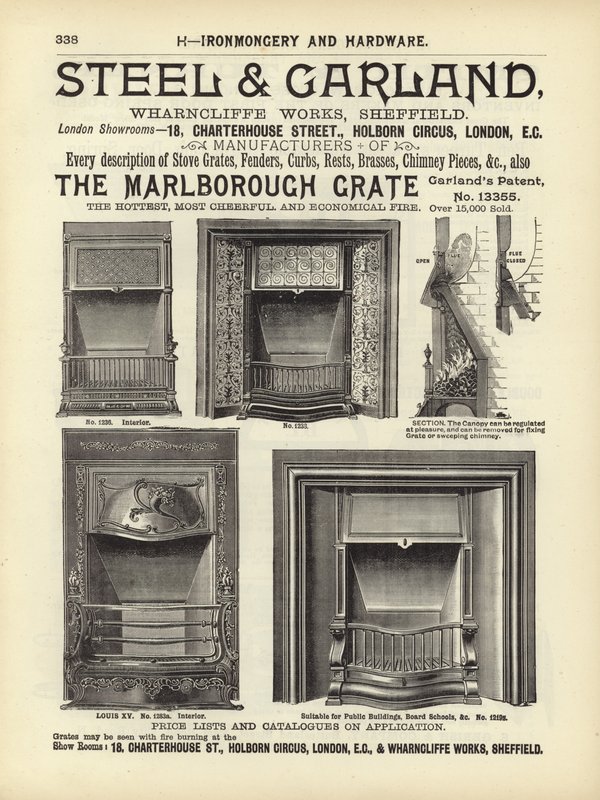 Página de The Architects, Surveyors and Engineers Compendium 1892 de English School